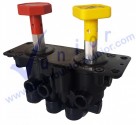 Valvula Estacionamiento Doble KN20607 C/Cnxs Rapidas 3/8" 34560=5396-KN20607 Importado